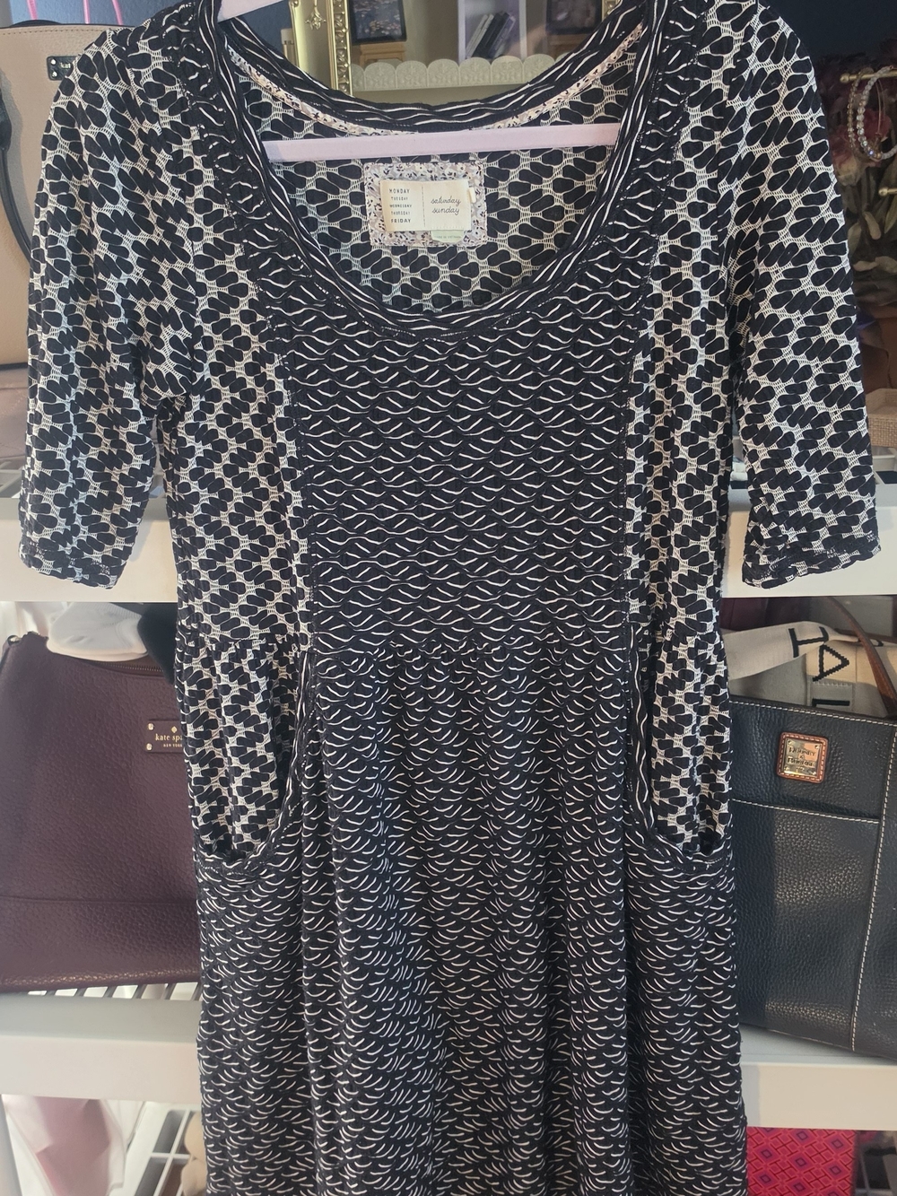 Anthropologie Saturday/Sunday Chevron Pattern Mini Dress